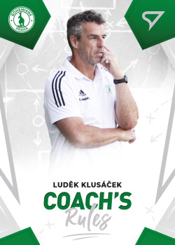 Ludek Klusacek Bohemians Praha SportZoo FORTUNA:LIGA 2021/22 2. serie Coach's Rules #CR03